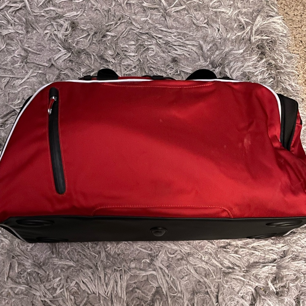 Tumi Ducati Black and Red Duffel Bag and carry on suit case.RARE HARD TO FIND - Picture 6 of 16